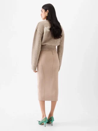 Jacquemus stickad tröja med logo