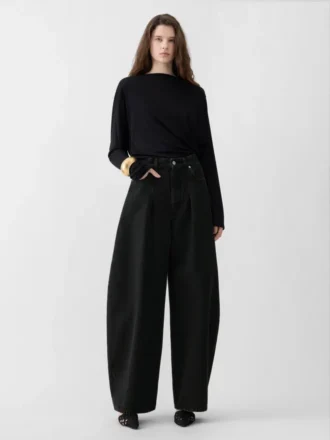 Jeans från Ovalo de-Nîmes Jeans med hög midja och kurvig passform