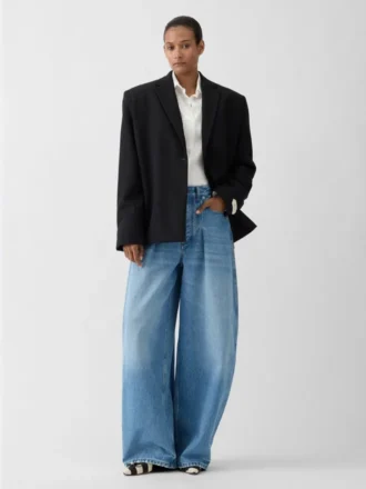 Jeans från Ovalo de-Nîmes Jeans med hög midja och kurvig passform