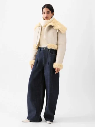 Jeans från Ovalo de-Nîmes Jeans med hög midja och kurvig passform
