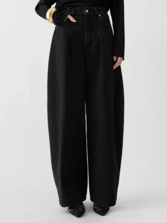 Jeans från Ovalo de-Nîmes Jeans med hög midja och kurvig passform