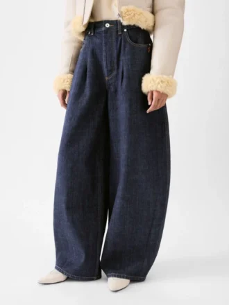 Jeans från Ovalo de-Nîmes Jeans med hög midja och kurvig passform