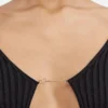 La maille Pralù longue Sömlös kofta med charmigt logo La maille Pralù longue Sömlös kofta med charmigt logo