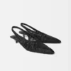 Låga Cubisto Banane Vävda bananformade slingbacks Låga Cubisto Banane Vävda bananformade slingbacks