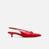 Låga Cubisto-slingbacks Slingback-kitten heels