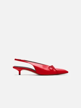 Låga Cubisto-slingbacks Slingback-kitten heels