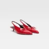 Låga Cubisto-slingbacks Slingback-kitten heels