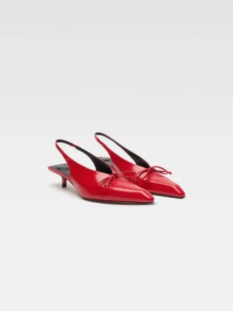 Låga Cubisto-slingbacks Slingback-kitten heels