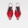 Låga Cubisto-slingbacks Slingback-kitten heels