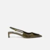 Låga Duelo-slingbacks Cirkel- och fyrkantiga kitten heels Låga Duelo-slingbacks Cirkel- och fyrkantiga kitten heels