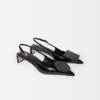 Låga Duelo-slingbacks Cirkel- och fyrkantiga kitten heels Låga Duelo-slingbacks Cirkel- och fyrkantiga kitten heels