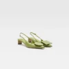 Låga Duelo-slingbacks Cirkelformade fyrkantiga kitten heels Låga Duelo-slingbacks Cirkelformade fyrkantiga kitten heels