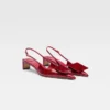 Låga Duelo-slingbacks Cirkelformade fyrkantiga kitten heels Låga Duelo-slingbacks Cirkelformade fyrkantiga kitten heels