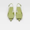 Låga Duelo-slingbacks Cirkelformade fyrkantiga kitten heels Låga Duelo-slingbacks Cirkelformade fyrkantiga kitten heels