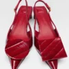 Låga Duelo-slingbacks Cirkelformade fyrkantiga kitten heels Låga Duelo-slingbacks Cirkelformade fyrkantiga kitten heels
