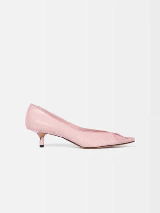 Låga Tourni-klackar Låga vridna pumps