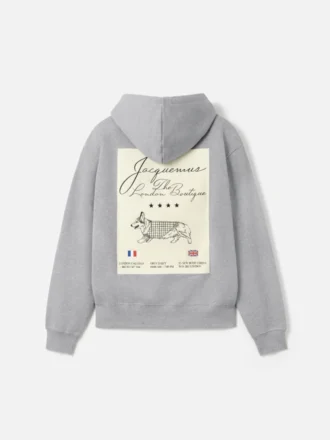 London Corgi-hoodie Hoodie med logotyp – säljs exklusivt online och i vår butik i London
