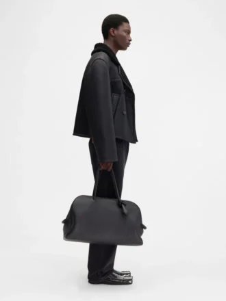Marino-jackan Kort peacoat i fårskinn