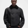 Marino-jackan Kort peacoat i fårskinn Marino-jackan Kort peacoat i fårskinn