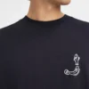 Merù långärmad t-shirt Långärmad t-shirt med broderad fiskarelogo Merù långärmad t-shirt Långärmad t-shirt med broderad fiskarelogo