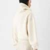Pallone-stickad tröja med bred turtleneck