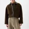 Pelu-jackan Shearling-jacka Pelu-jackan Shearling-jacka