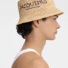 Pesco-buckethat Broderad raffia-buckethat Pesco-buckethat Broderad raffia-buckethat
