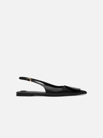 Platta Duelo-slingbacks Platta Circle Square-skor