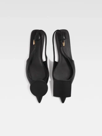 Platta Duelo-slingbacks Platta Circle Square-skor