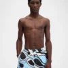 Puntini baddräkt Wavy Psyche-tryckade badshorts Puntini baddräkt Wavy Psyche-tryckade badshorts
