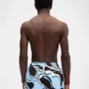 Puntini baddräkt Wavy Psyche-tryckade badshorts Puntini baddräkt Wavy Psyche-tryckade badshorts