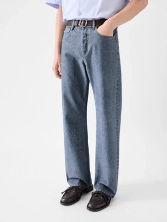 Raka jeansbyxor i denim från de-Nîmes Raka jeans Raka jeansbyxor i denim från de-Nîmes Raka jeans