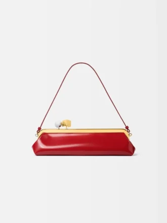 Salon-clutch Lång väska med spänne