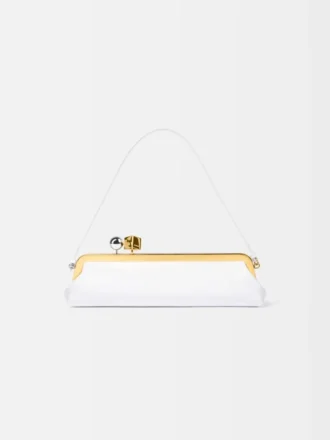 Salon-clutch Lång väska med spänne