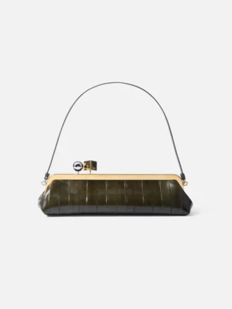 Salon-clutch Lång väska med spänne