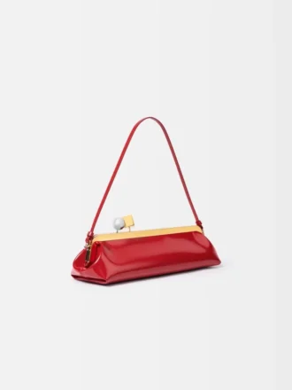 Salon-clutch Lång väska med spänne