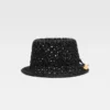 Spiaggia-buckethat Raffia-buckethat med charm