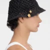 Spiaggia-buckethat Raffia-buckethat med charm