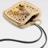 Spiaggia plånbok Raffia AirPods-hållare Spiaggia plånbok Raffia AirPods-hållare