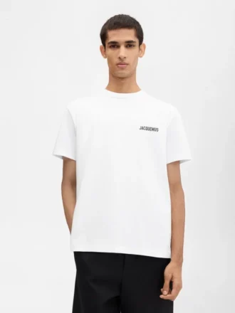 T-shirt med adressen till Dubai Kortärmad t-shirt med tryckt adress och logotyp