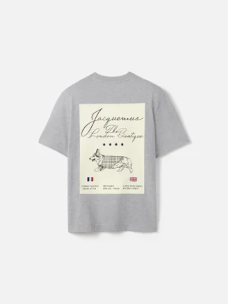 T-shirt med London Corgi-tryck Kortärmad t-shirt med logotyp – säljs exklusivt online och i vår butik i London