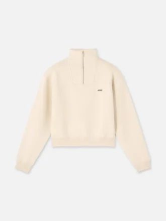 The Gros Grain sweatshirt med dragkedja och rullkrage Sweatshirt med dragkedja