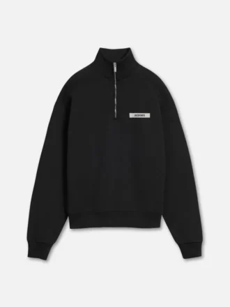 The Gros Grain sweatshirt med dragkedja och rullkrage Sweatshirt med dragkedja
