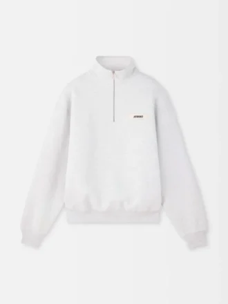 The Gros Grain sweatshirt med dragkedja och rullkrage Sweatshirt med dragkedja
