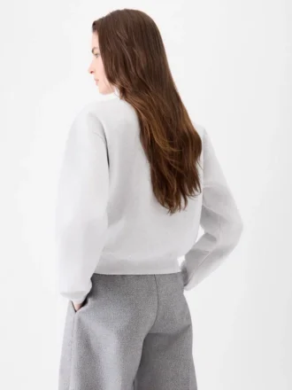 The Gros Grain sweatshirt med dragkedja och rullkrage Sweatshirt med dragkedja
