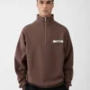 The Gros Grain sweatshirt med dragkedja och rullkrage Sweatshirt med dragkedja The Gros Grain sweatshirt med dragkedja och rullkrage Sweatshirt med dragkedja