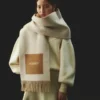 The Rond Carré-scarf Scarf med jacquardlogotyp The Rond Carré-scarf Scarf med jacquardlogotyp