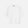 Torsade-t-shirt T-shirt med flockat logo Torsade-t-shirt T-shirt med flockat logo