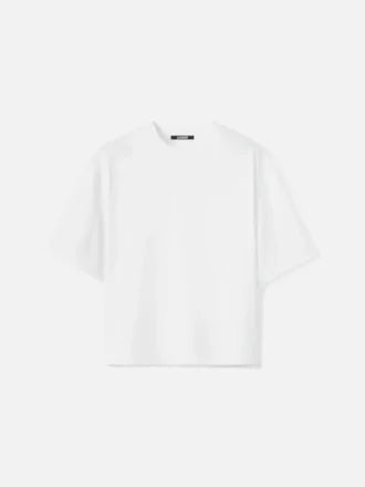 Torsade-t-shirt T-shirt med flockat logo