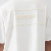 Torsade-t-shirt T-shirt med flockat logo Torsade-t-shirt T-shirt med flockat logo